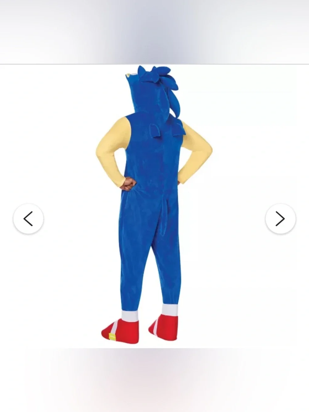 EUC Spirit Halloween Adult Sonic the Hedgehog Men’s Costume Sz L/XL - Picture 2 of 13